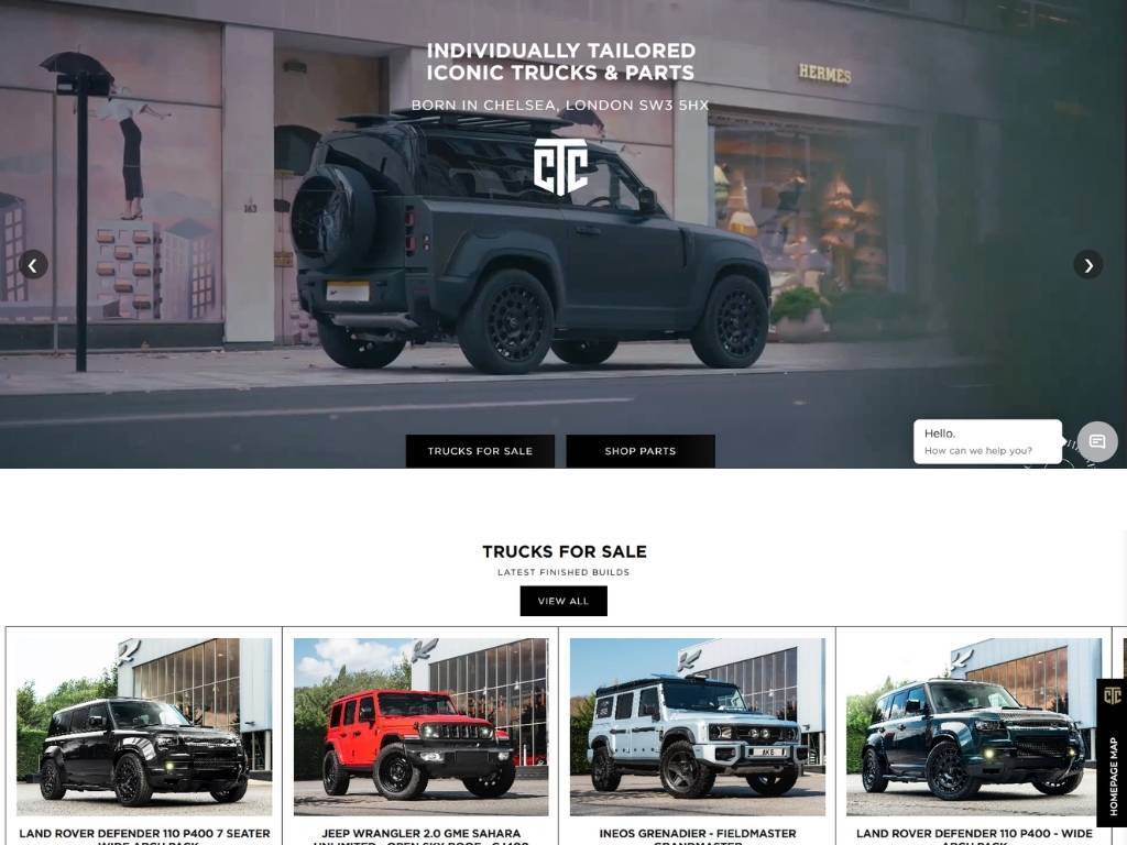 Established business site example