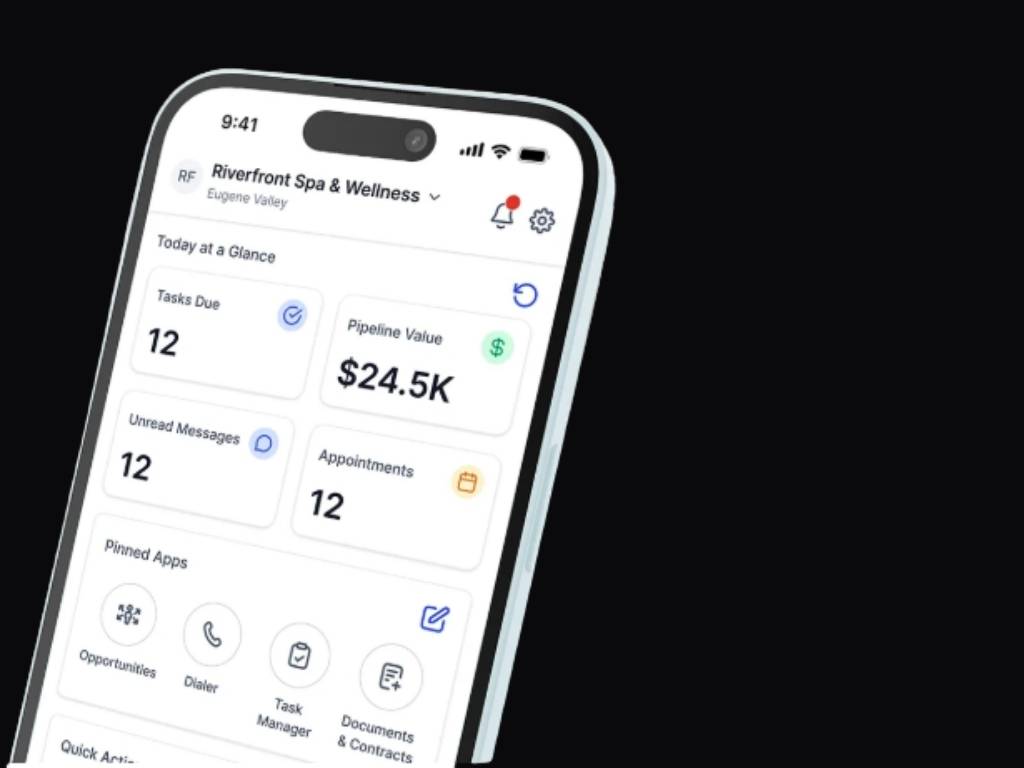 Booking system preview